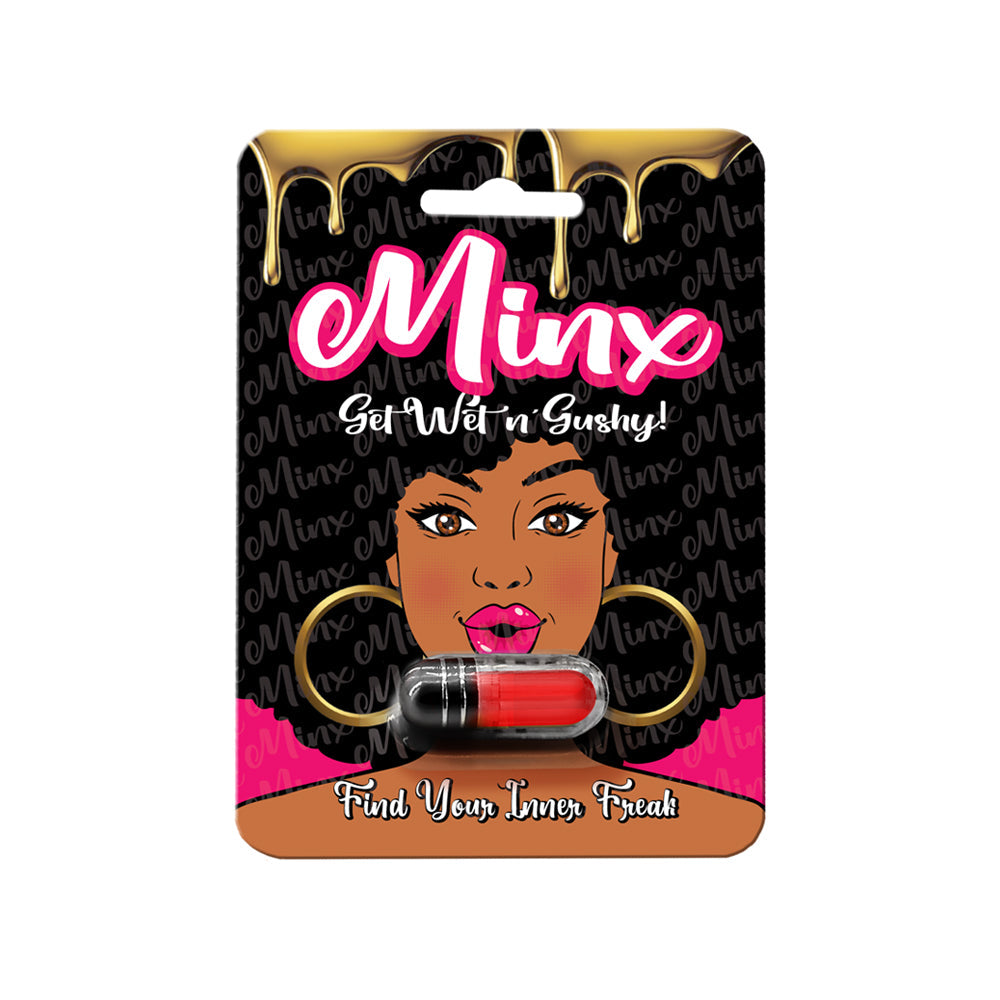 Minx Female Enhancement Pill 1-Pack – Arousal Enhancement Supplement – Hot Pink