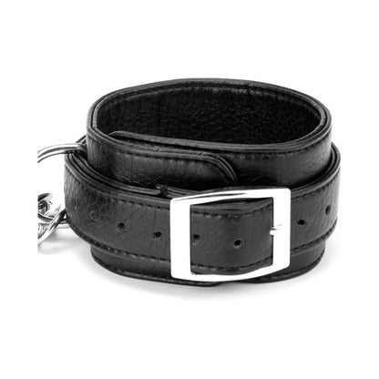 Lux Fetish Expandable Spreader Bar Set with Detachable Cuffs – Black