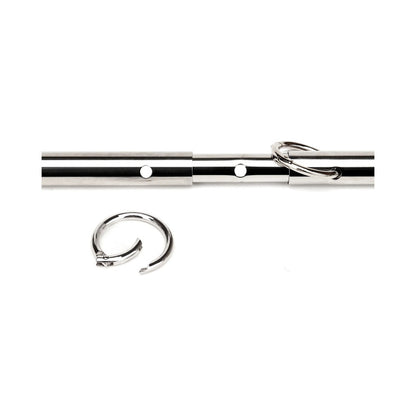 Lux Fetish Expandable Spreader Bar Set with Detachable Cuffs – Black