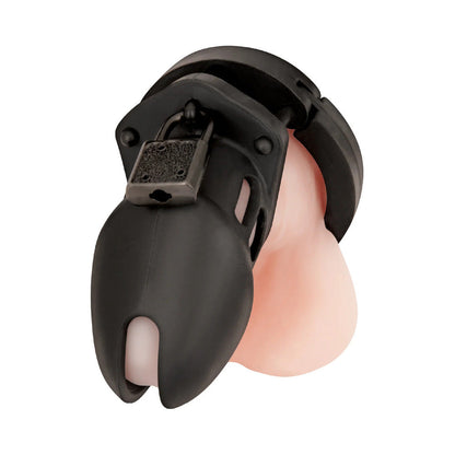 Electric Eel Silicone Chastity Cage Device – Black, Beginner Friendly