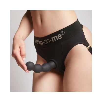 Lovely Planet Hybrid Collection Silicone Dildo Plug Balls – Black – Large