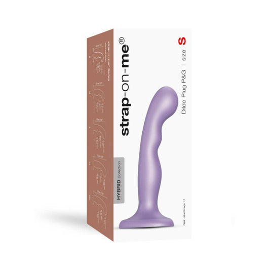 Strap-On-Me Dildo Plug P&G Metallic Lilac Small – Body-Safe Silicone Design