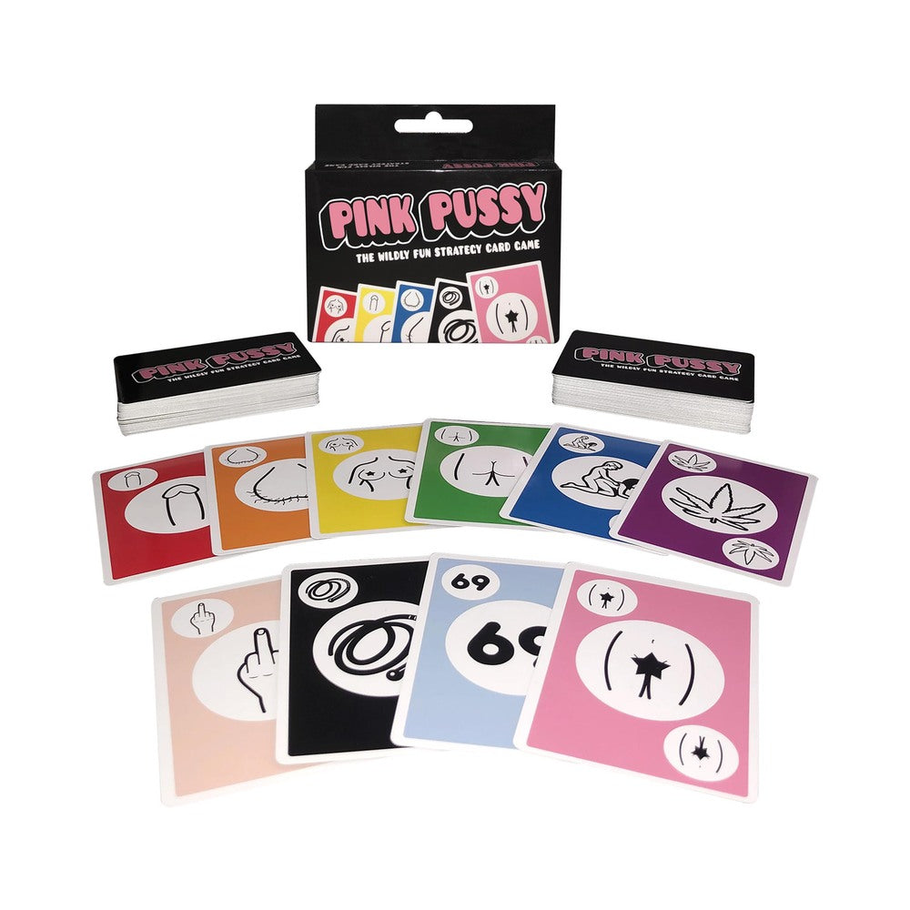 Kheper Games Pink Pussy Card Game – Black – Strategy Card Game for Adults