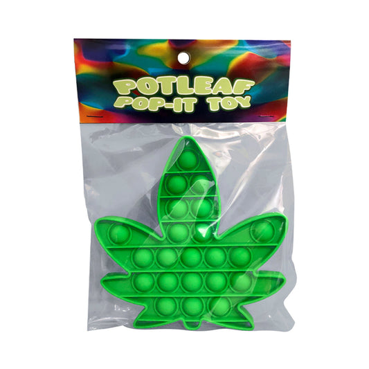 Kheper Games Potleaf Pop-It Toy – Green Fidget Toy for Stress Relief