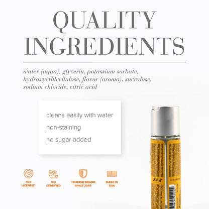 JO Cocktails Mimosa Flavored Water-Based Lubricant 2 oz - Orange