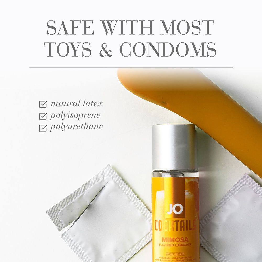JO Cocktails Mimosa Flavored Water-Based Lubricant 2 oz - Orange