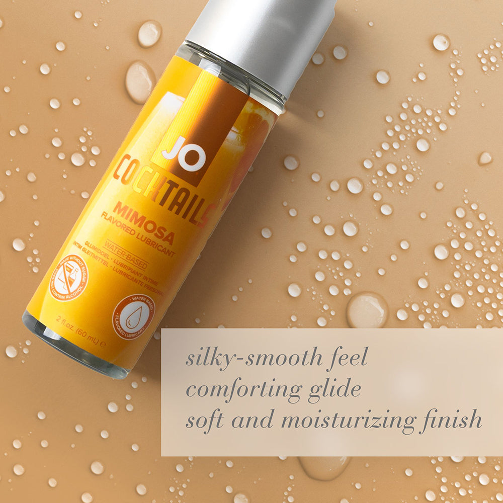 JO Cocktails Mimosa Flavored Water-Based Lubricant 2 oz - Orange