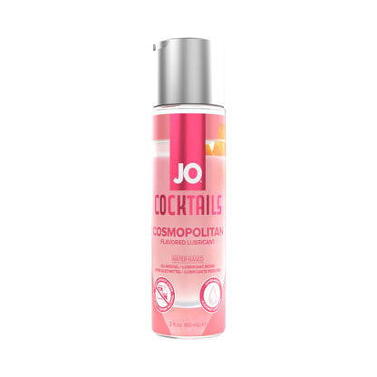 JO Cocktails Cosmopolitan Flavored Water-Based Lubricant 2 oz – Hot Pink