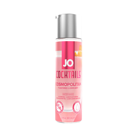 JO Cocktails Cosmopolitan Flavored Water-Based Lubricant 2 oz – Hot Pink