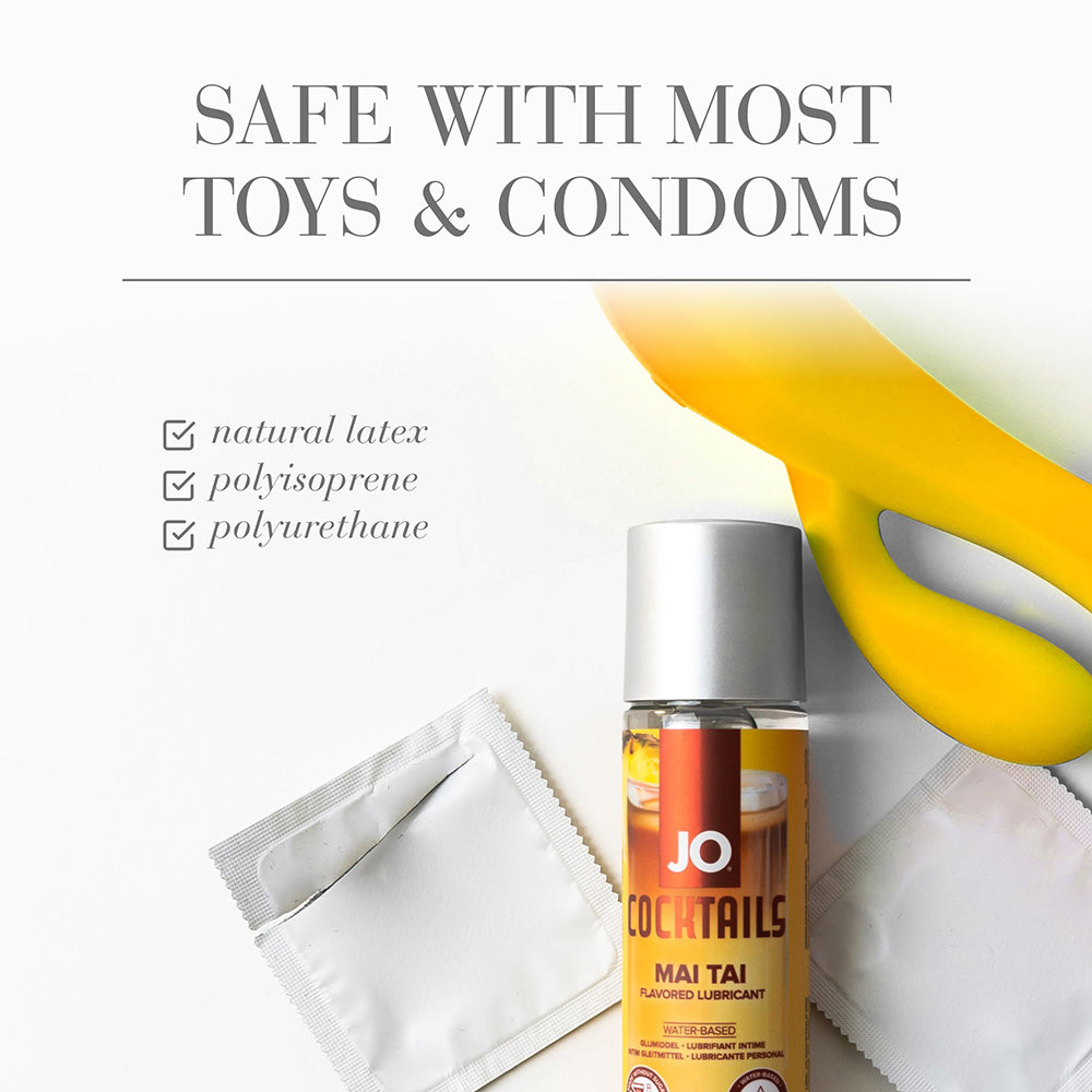 JO Cocktails Mai Tai Flavored Water-Based Lubricant – Orange