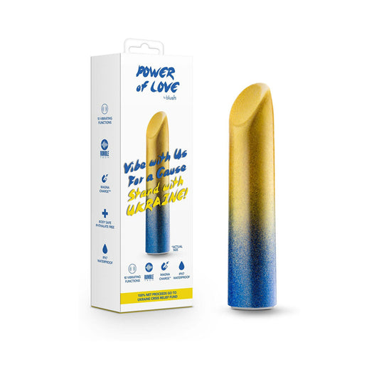 Blush Power of Love Ukraine Rechargeable Bullet Vibrator – Multi-Color