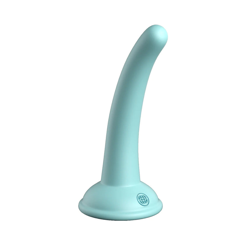 Dillio Platinum Collection Curious Five Silicone Dildo – Teal