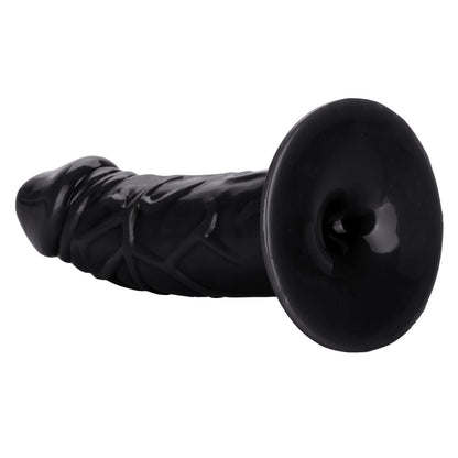 CalExotics Back End Chubby Realistic Dong with Suction Cup Base - Black