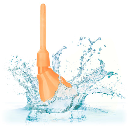 CalExotics Ultimate Douche System – Orange – Reusable with Interchangeable Nozzles