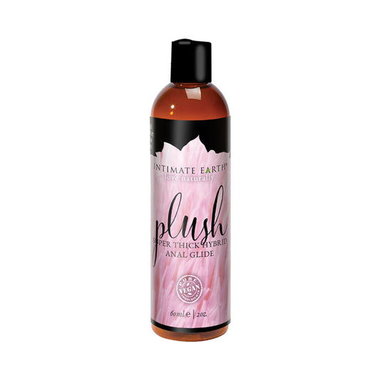 Intimate Earth Plush Super Thick Hybrid Anal Glide 2 oz - Brown