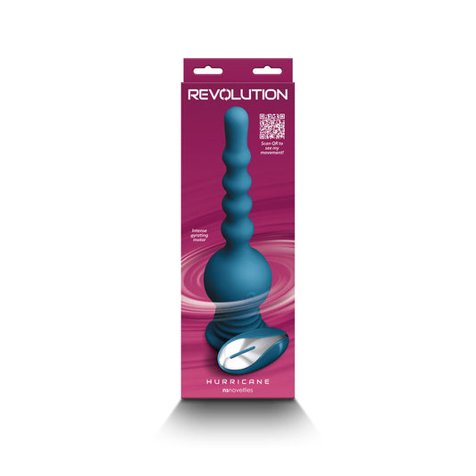 NS Novelties Revolution Hurricane Teal Rechargeable Rotating Device