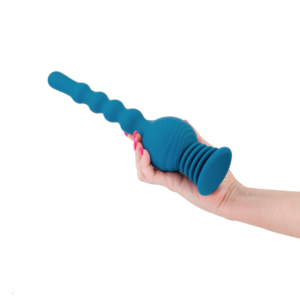 NS Novelties Revolution Hurricane Teal Rechargeable Rotating Device