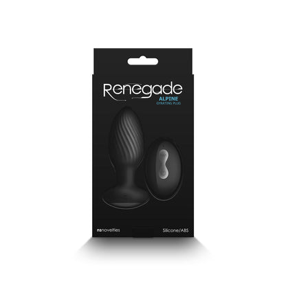 Renegade Alpine Gyrating Plug – Black – Rechargeable Butt Plug