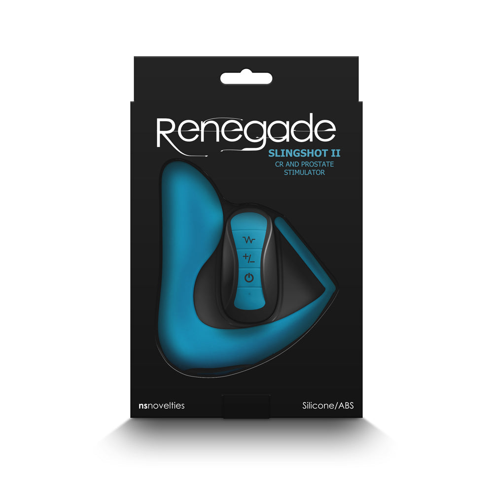 NS Novelties Renegade Slingshot II Cock Ring & Prostate Stimulator – Teal
