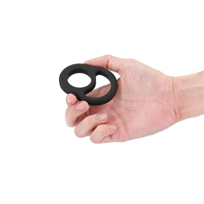 NS Novelties Renegade Cradle Ring – Black – Stretchy Silicone