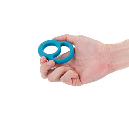 NS Novelties Renegade Cradle Ring – Teal – Stretchy Silicone Design