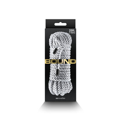 NS Novelties Bound Rope 25 ft. - Silver