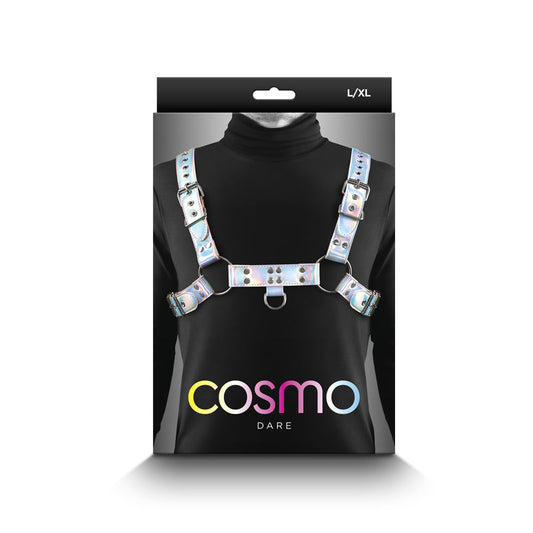 NS Novelties Cosmo Harness Dare M/L Chest Harness – Rainbow