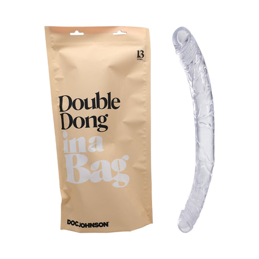 Doc Johnson Double Dong 13 in. Dual Ended Dildo – Clear