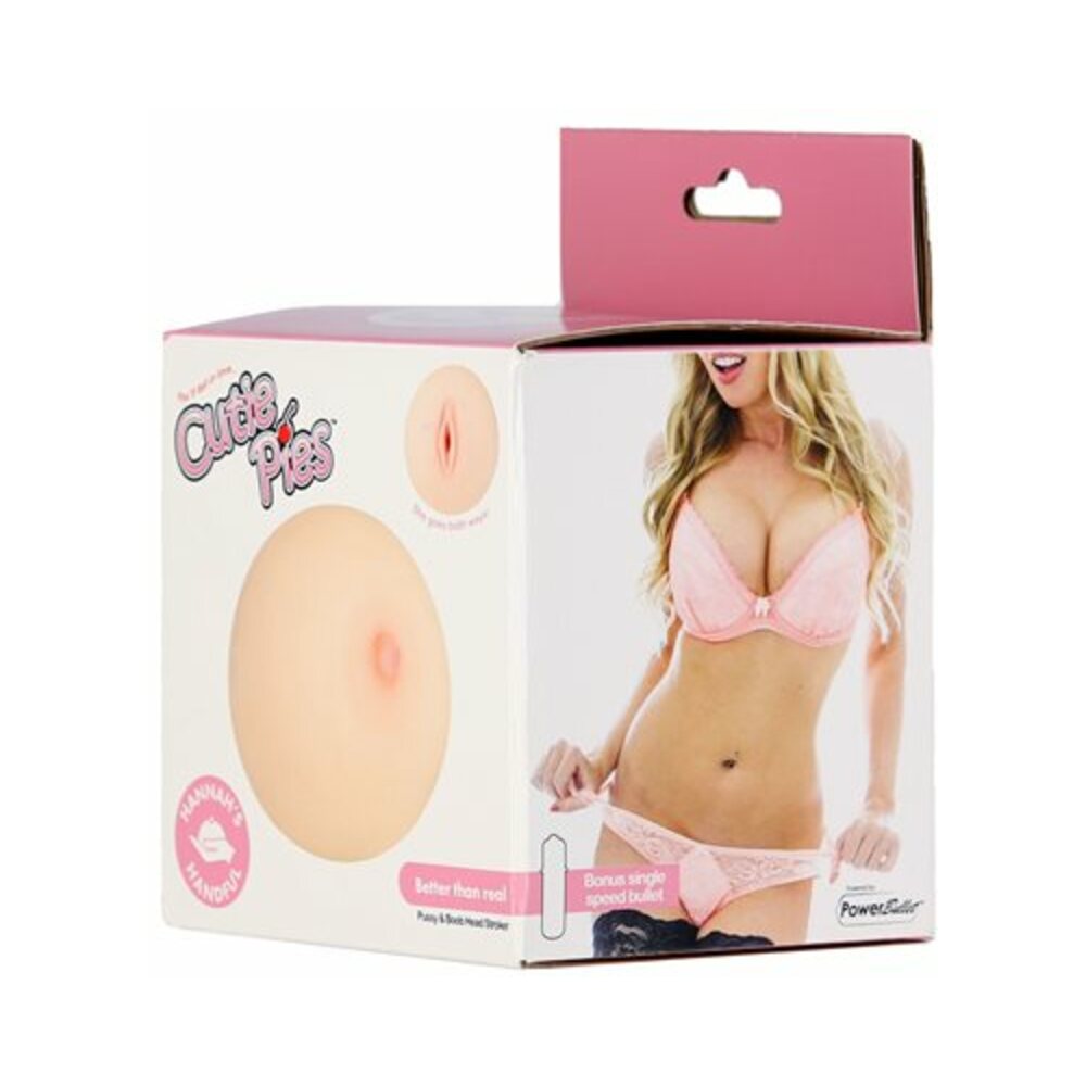CutiePies Hannah's Handful Boobie Stroker – Beige