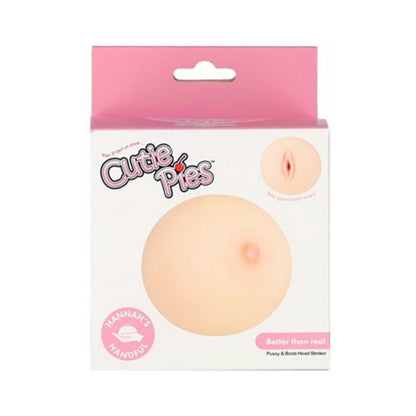 CutiePies Hannah's Handful Boobie Stroker – Beige