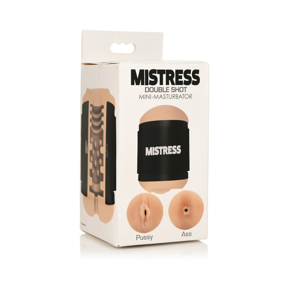 Curve Mistress Double Shot Mini Masturbator – Light