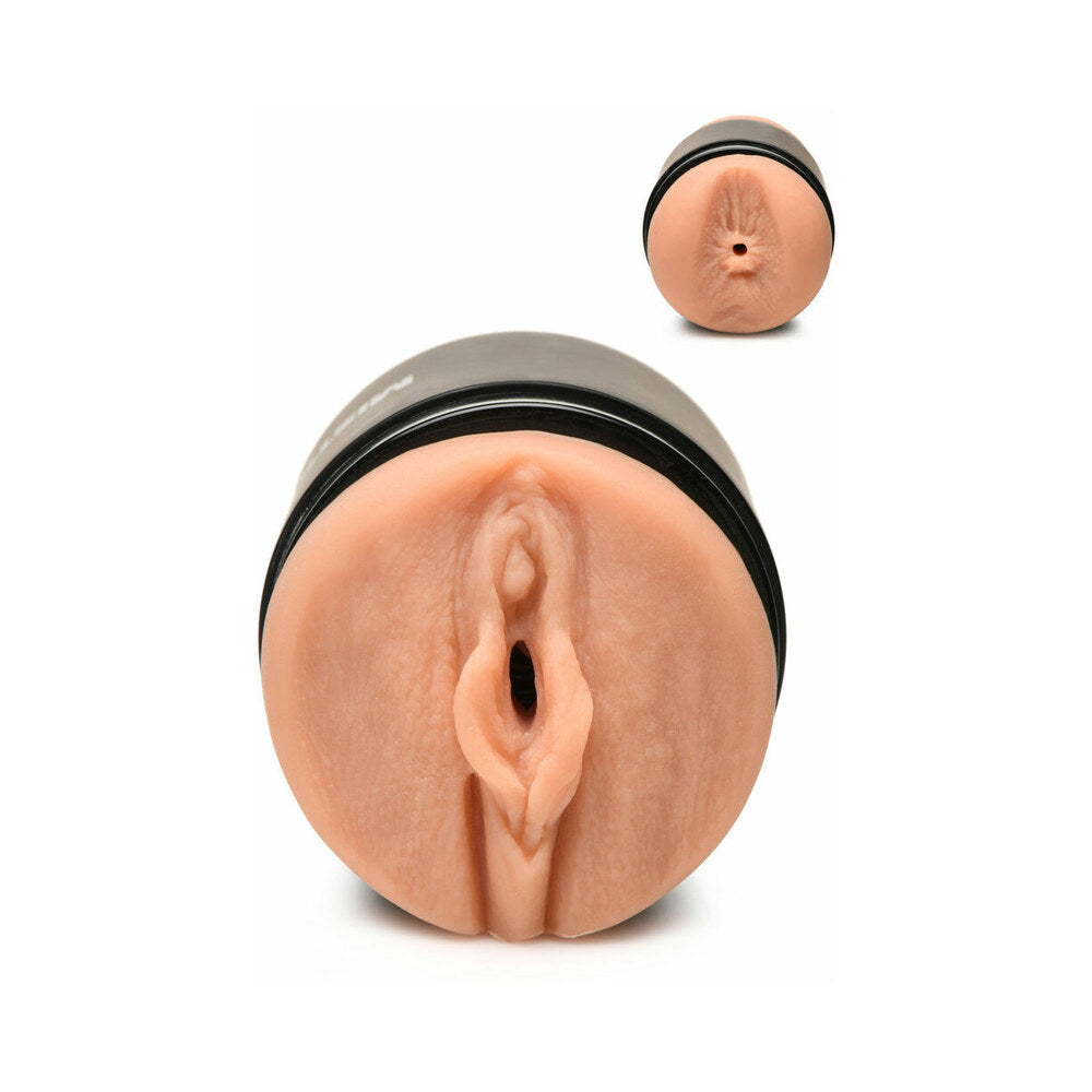 Curve Toys Mistress Double Shot Mini Masturbator – Tan