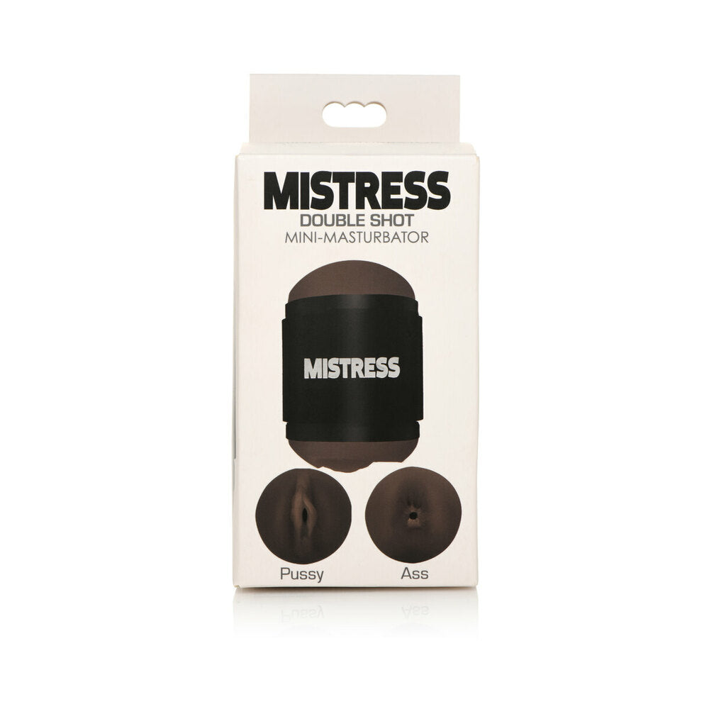 Curve Toys Mistress Double Shot Mini Masturbator – Dark