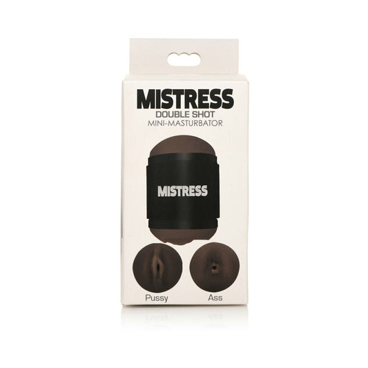 Curve Toys Mistress Double Shot Mini Masturbator – Dark