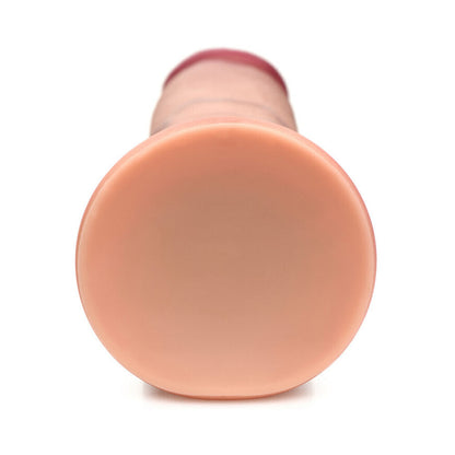 Curve Toys Jock Dual Density Silicone Dildo with Suction Cup – Vanilla/Ivory