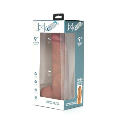 Curve Toys Jock Dual Density Silicone Dildo with Suction Cup – Vanilla