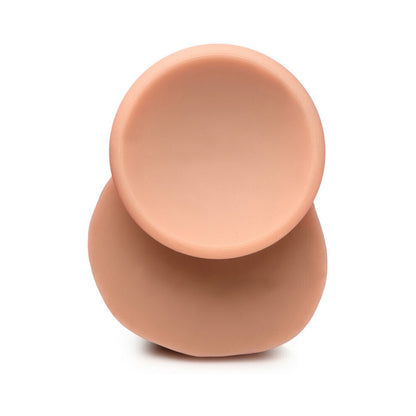 Curve Toys Jock Dual Density Silicone Dildo with Suction Cup – Vanilla