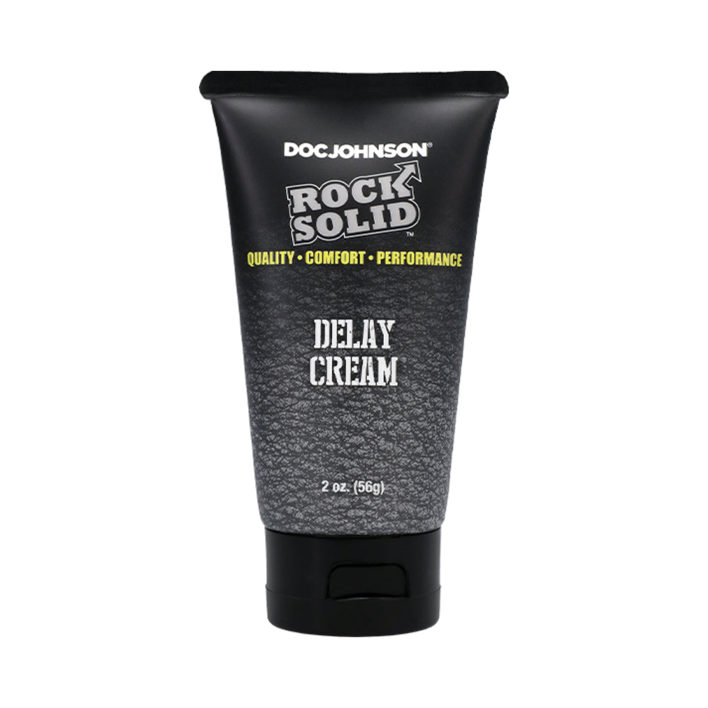 Rock Solid Delay Cream 2 oz. – Desensitizing Cream for Extended Sessions