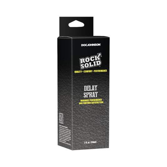 Rock Solid Delay Spray 2 oz. – Odorless Desensitizing Spray