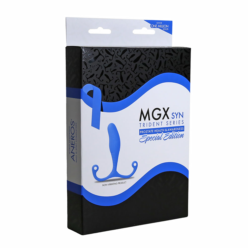 Aneros Trident Series MGX Syn Prostate Stimulator – Special Edition Blue