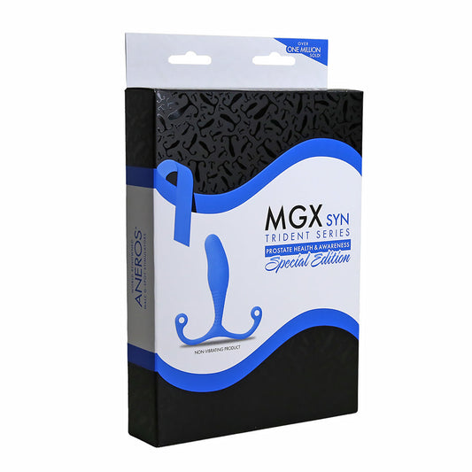 Aneros Trident Series MGX Syn Prostate Stimulator – Special Edition Blue