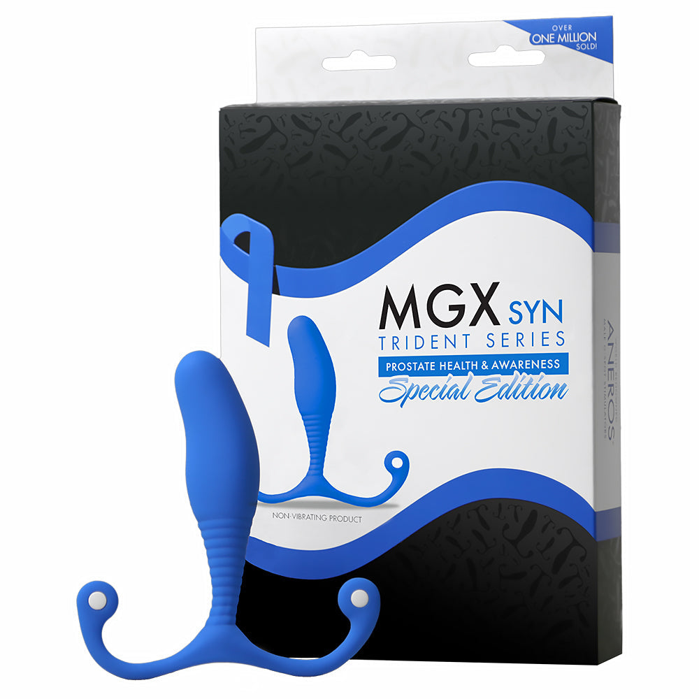 Aneros Trident Series MGX Syn Prostate Stimulator – Special Edition Blue