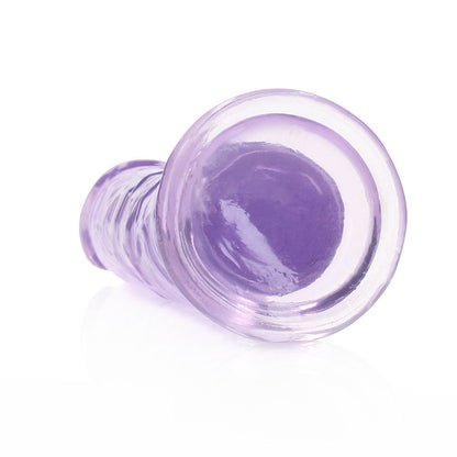 RealRock Crystal Clear 6 in. Dildo – Light Purple, Phthalate-Free