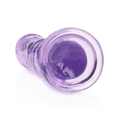 RealRock Crystal Clear 7 in. Dildo – Light Purple – Anal and Vaginal Use