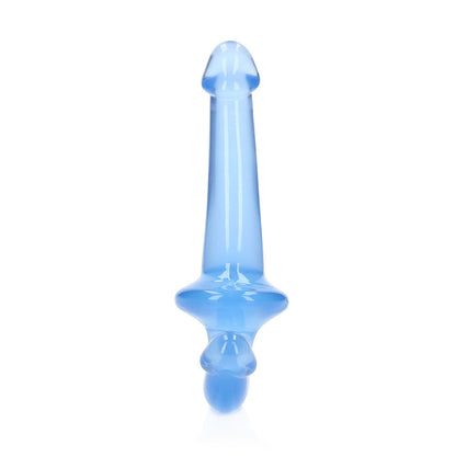 RealRock Crystal Clear Strapless Strap-On Dildo – Blue