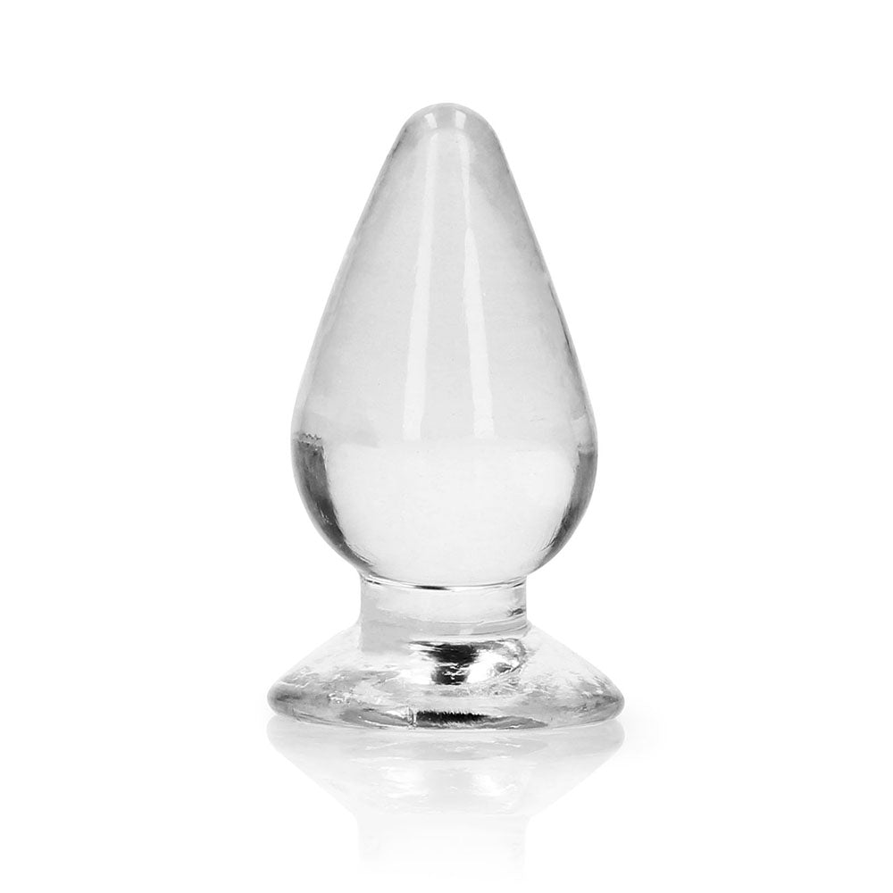 RealRock Crystal Clear 3.5 in. Anal Plug – Clear
