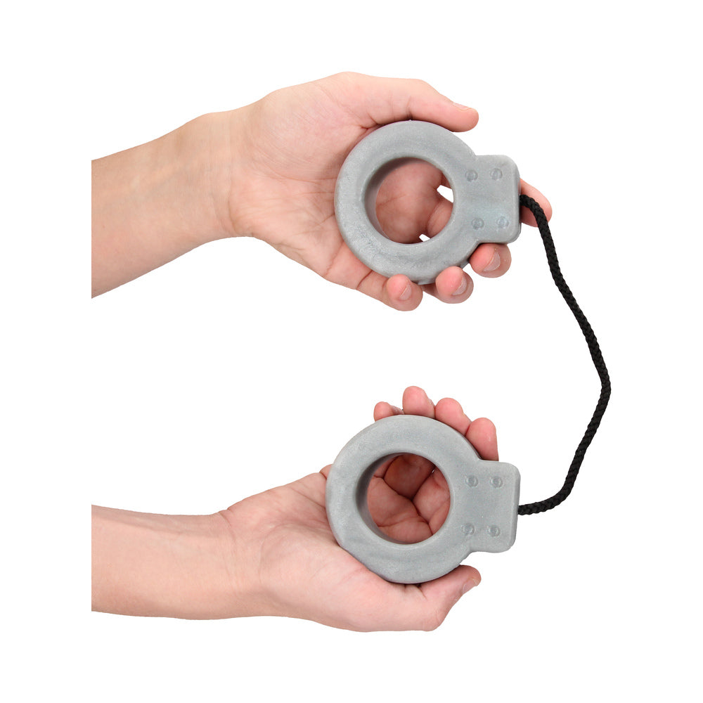 Shots S-Line Cuff Soap - Handcuff-Shaped Soap - Gray
