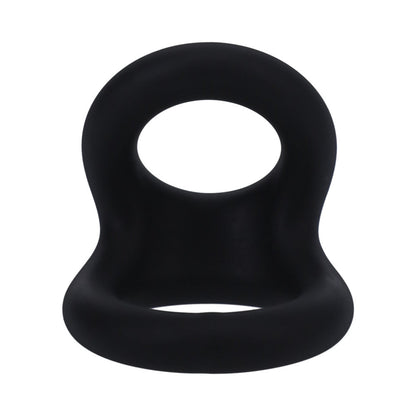 Tantus Uplift C-Ring Cock and Ball Sling – Black – Silicone Support