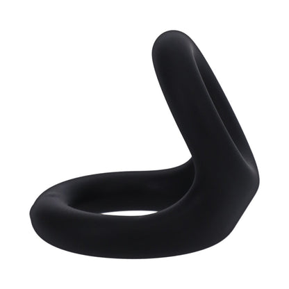 Tantus Uplift C-Ring Cock and Ball Sling – Black – Silicone Support