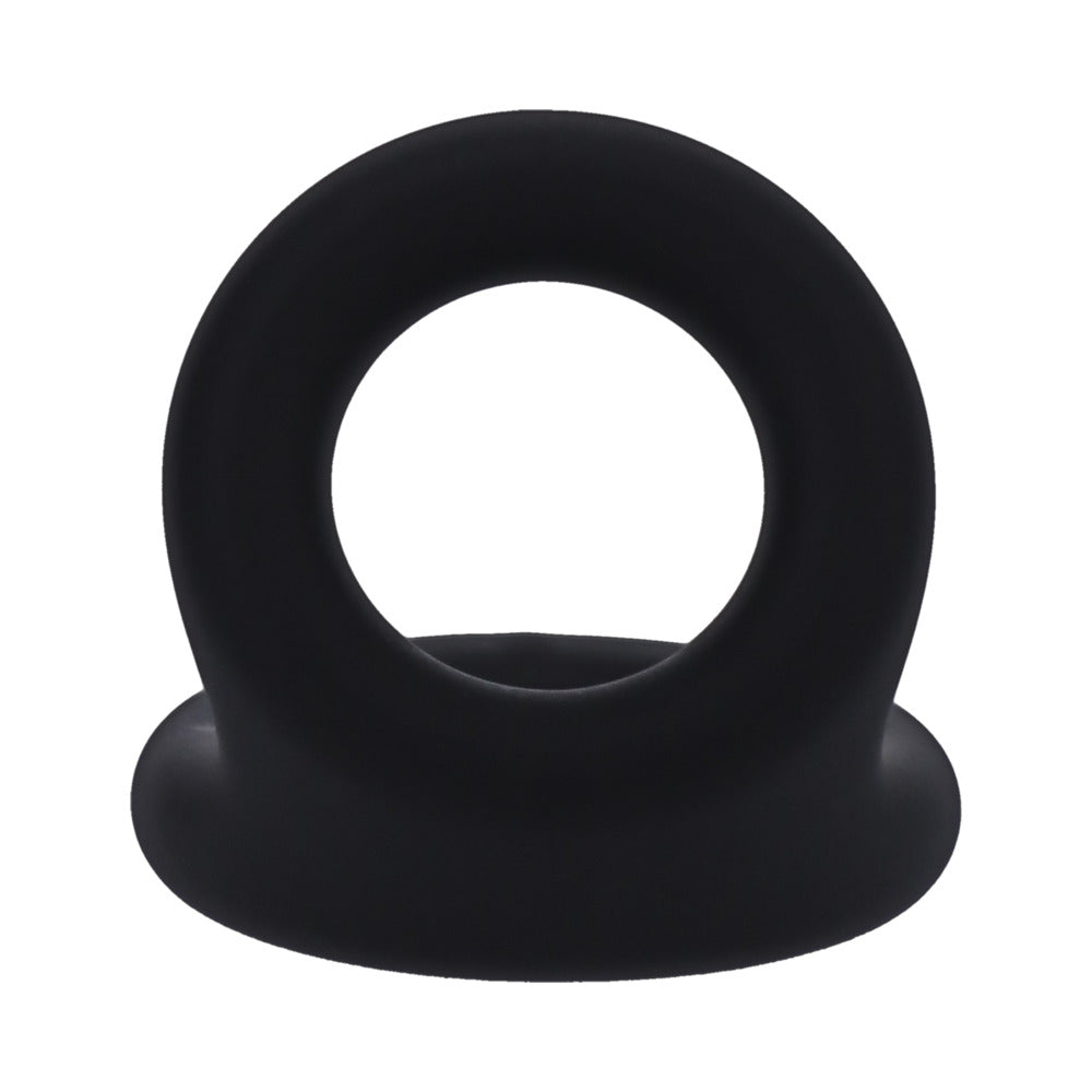 Tantus Uplift C-Ring Cock and Ball Sling – Black – Silicone Support